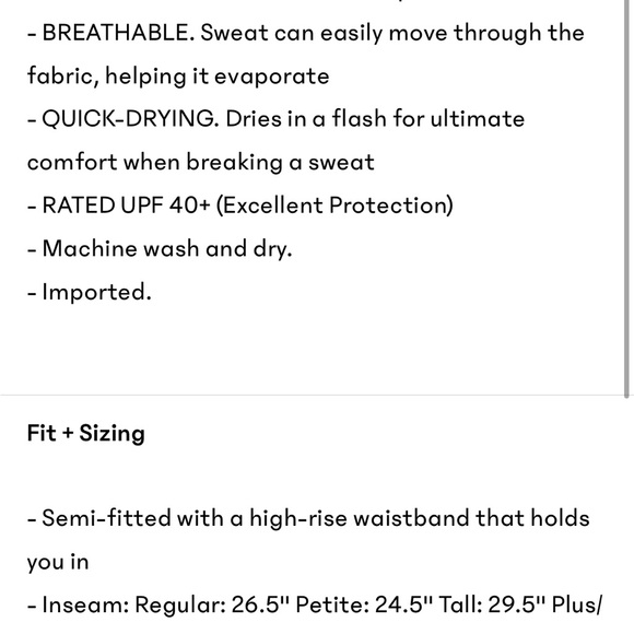 Athleta salutation (barely used) navy blue joggers - Picture 9 of 9